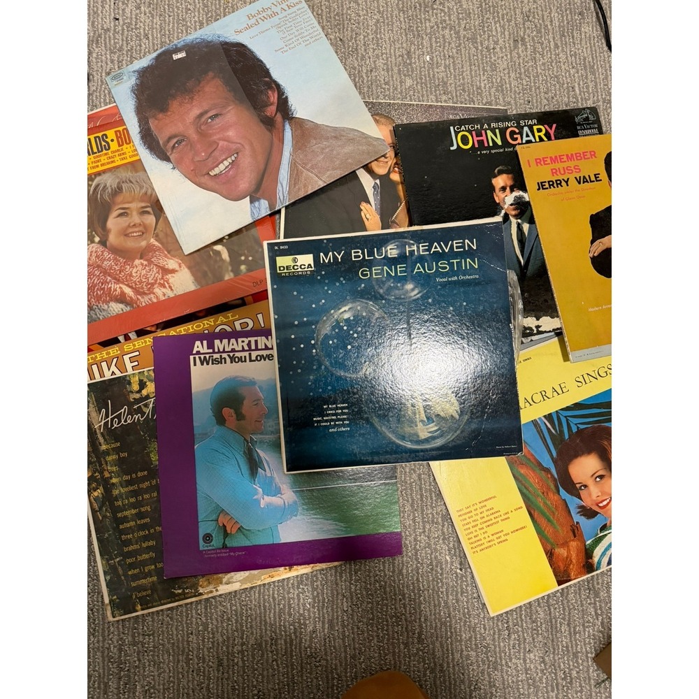 Large Vintage Vocal Pop & Easy Listening LP Lot – Nat King Cole, Mario Lanza +